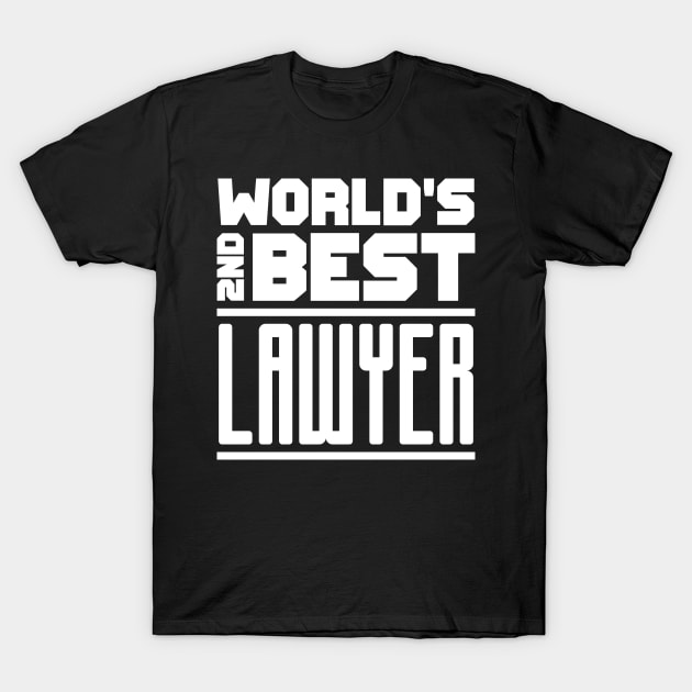 2nd best lawyer T-Shirt by colorsplash